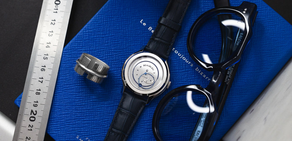 Ecce Vesperal - Leather strap - Caiman Black