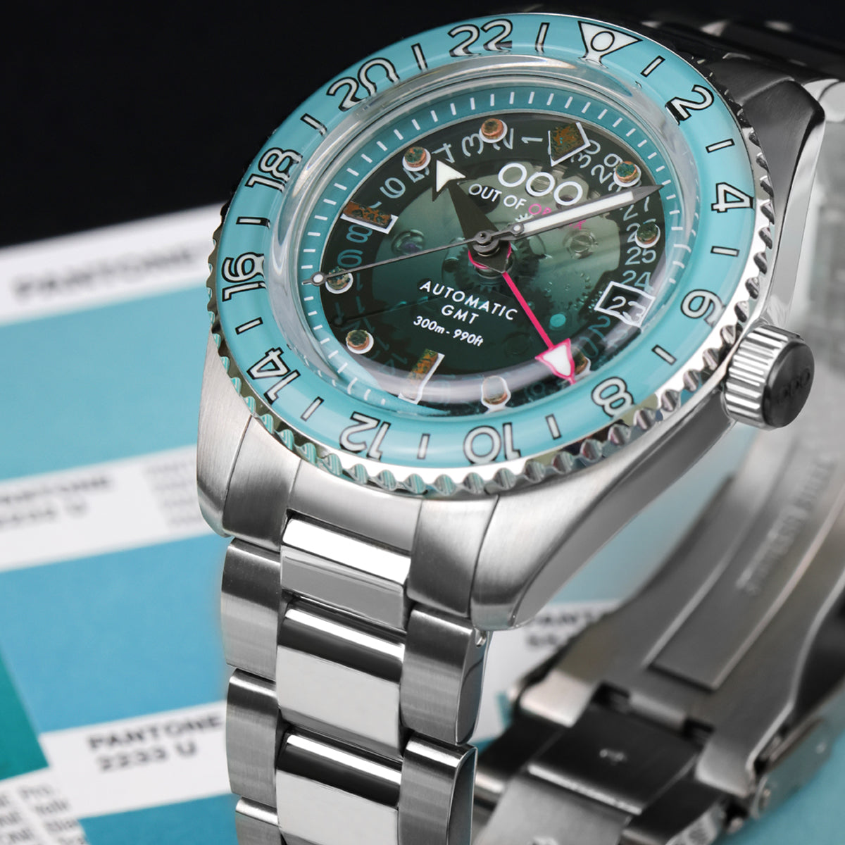 OUT OF ORAFIX - BLUE LAGOON AUTOMATIC GMT LIMITED EDITION