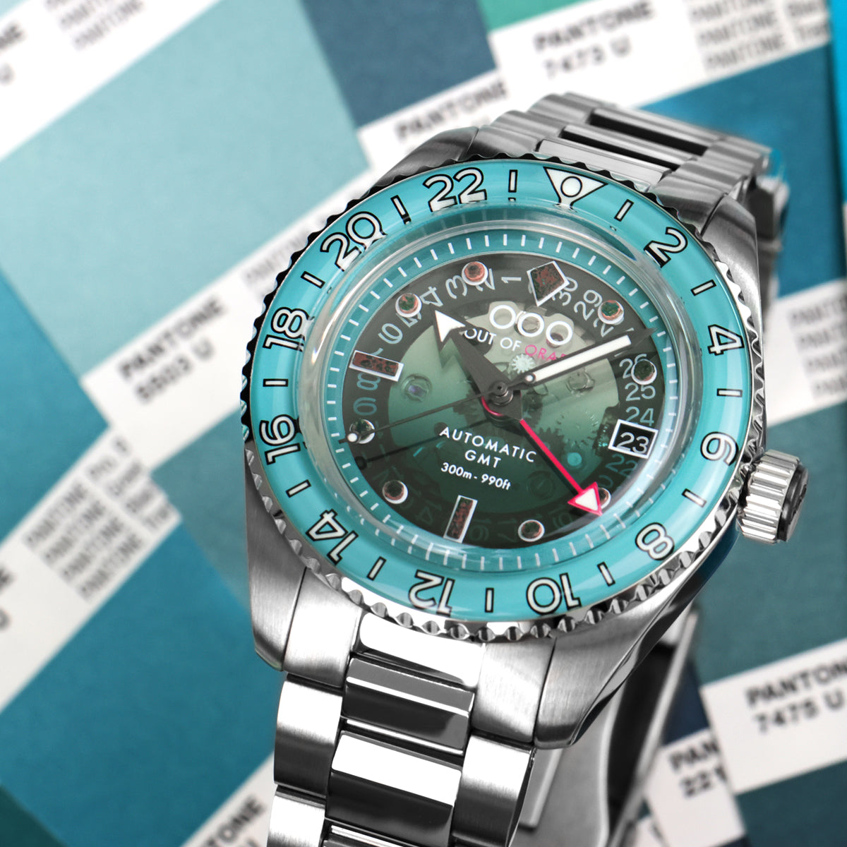 OUT OF ORAFIX - BLUE LAGOON AUTOMATIC GMT LIMITED EDITION