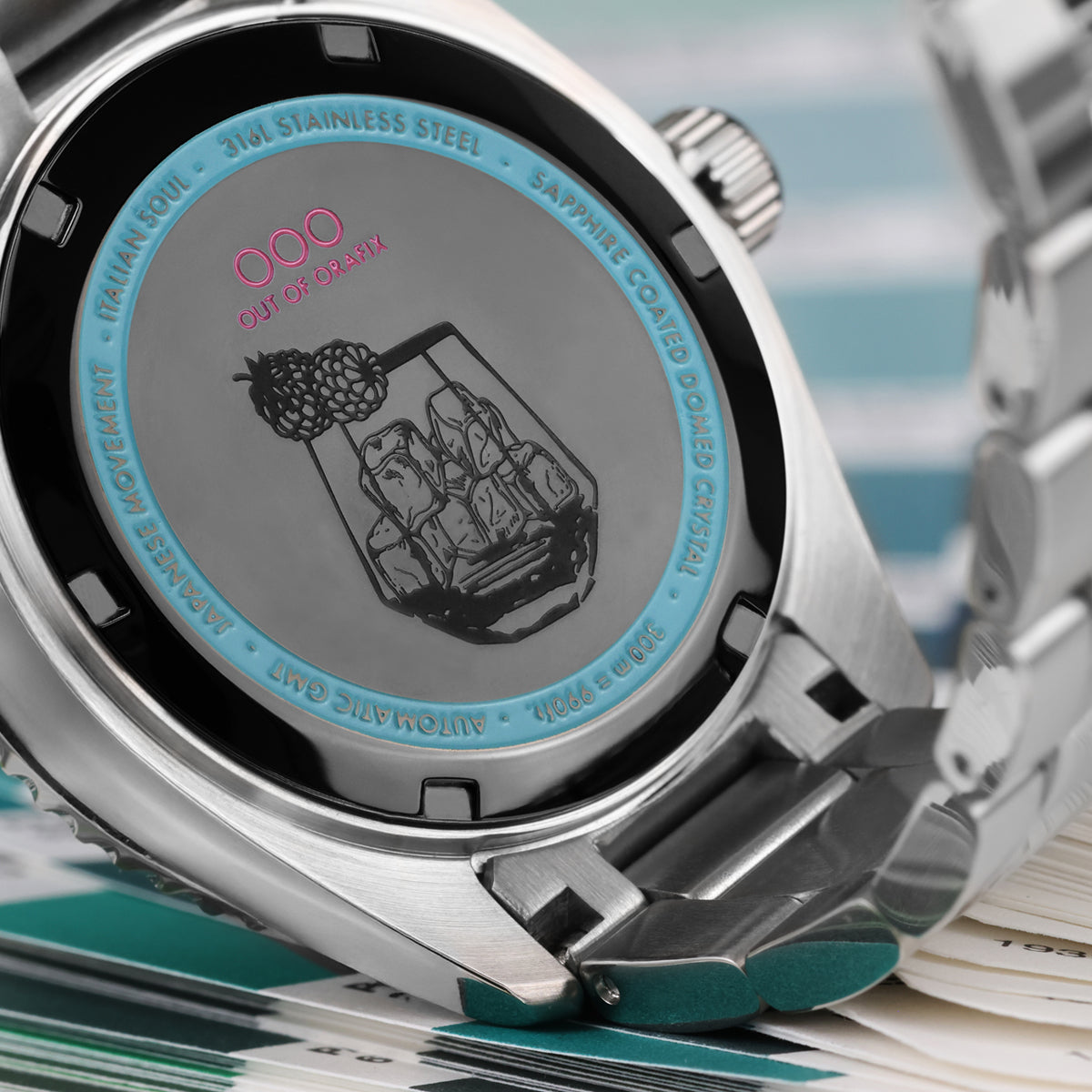 OUT OF ORAFIX - BLUE LAGOON AUTOMATIC GMT LIMITED EDITION