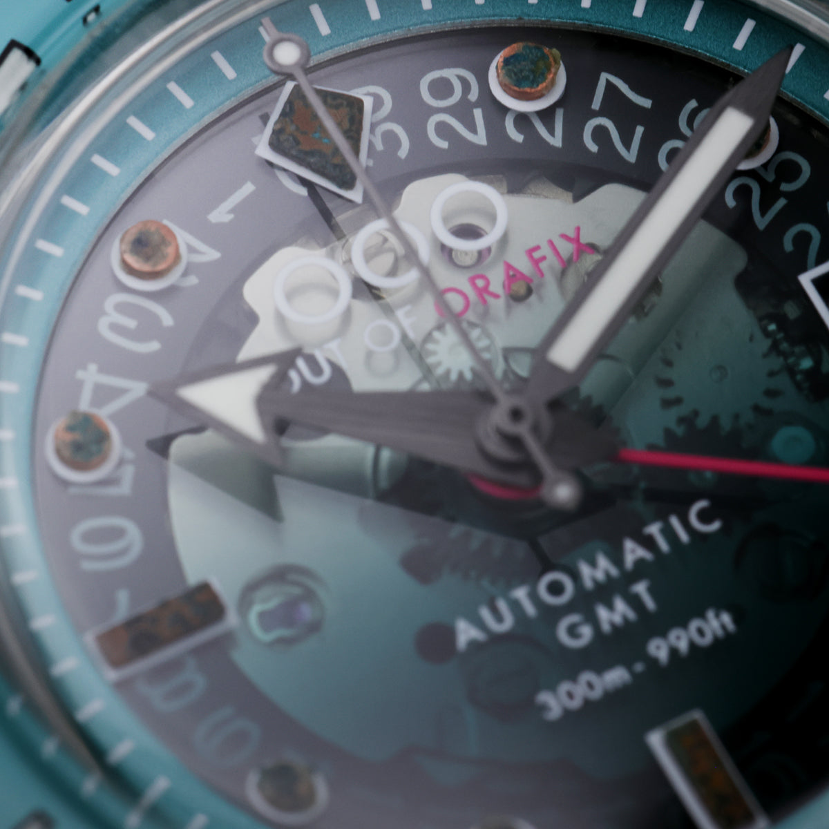 OUT OF ORAFIX - BLUE LAGOON AUTOMATIC GMT LIMITED EDITION