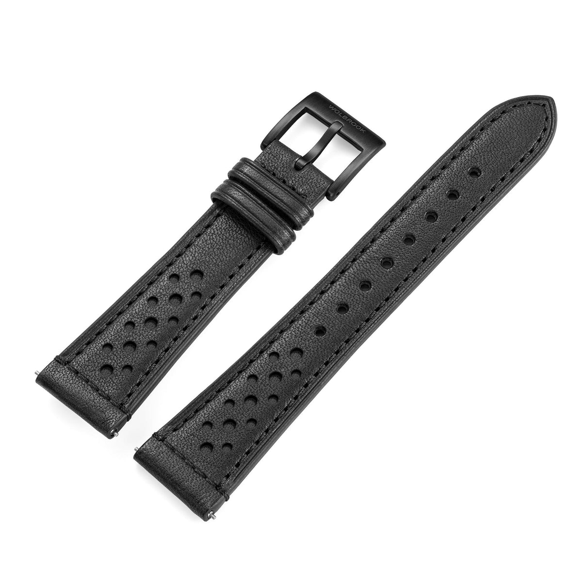 Douglas Grand Prix Professional Racing Watch - Black PVD - René Bonnet Djet 1962 Limited Edition - Black Rally Leather Strap