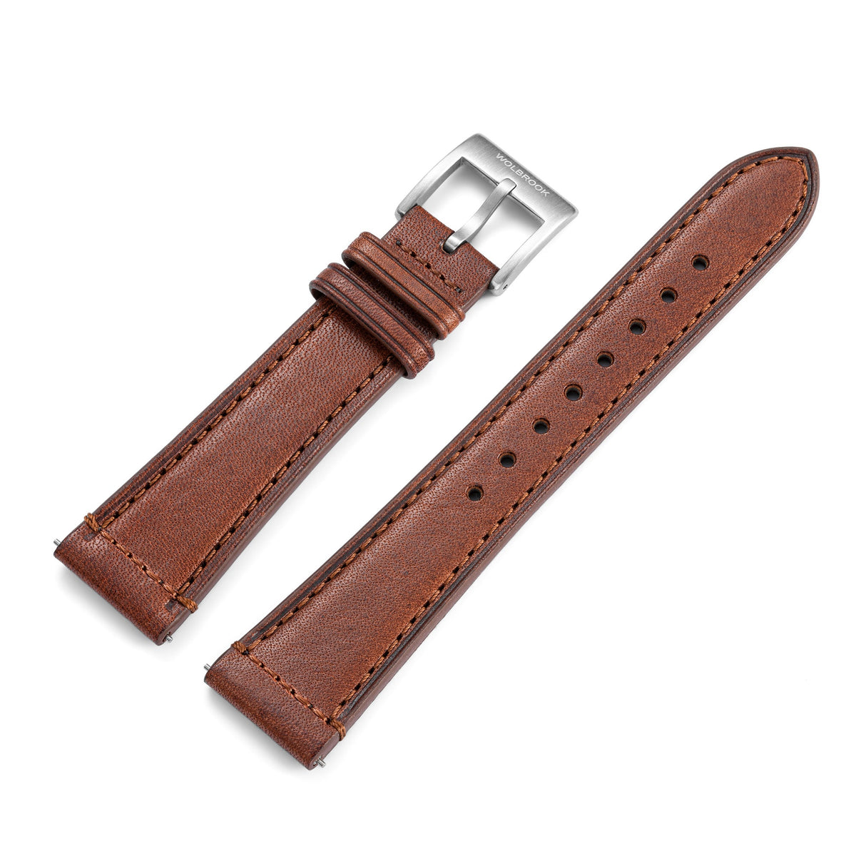 Outrider Automatic Watch – French Army Green - Brown Leather Strap