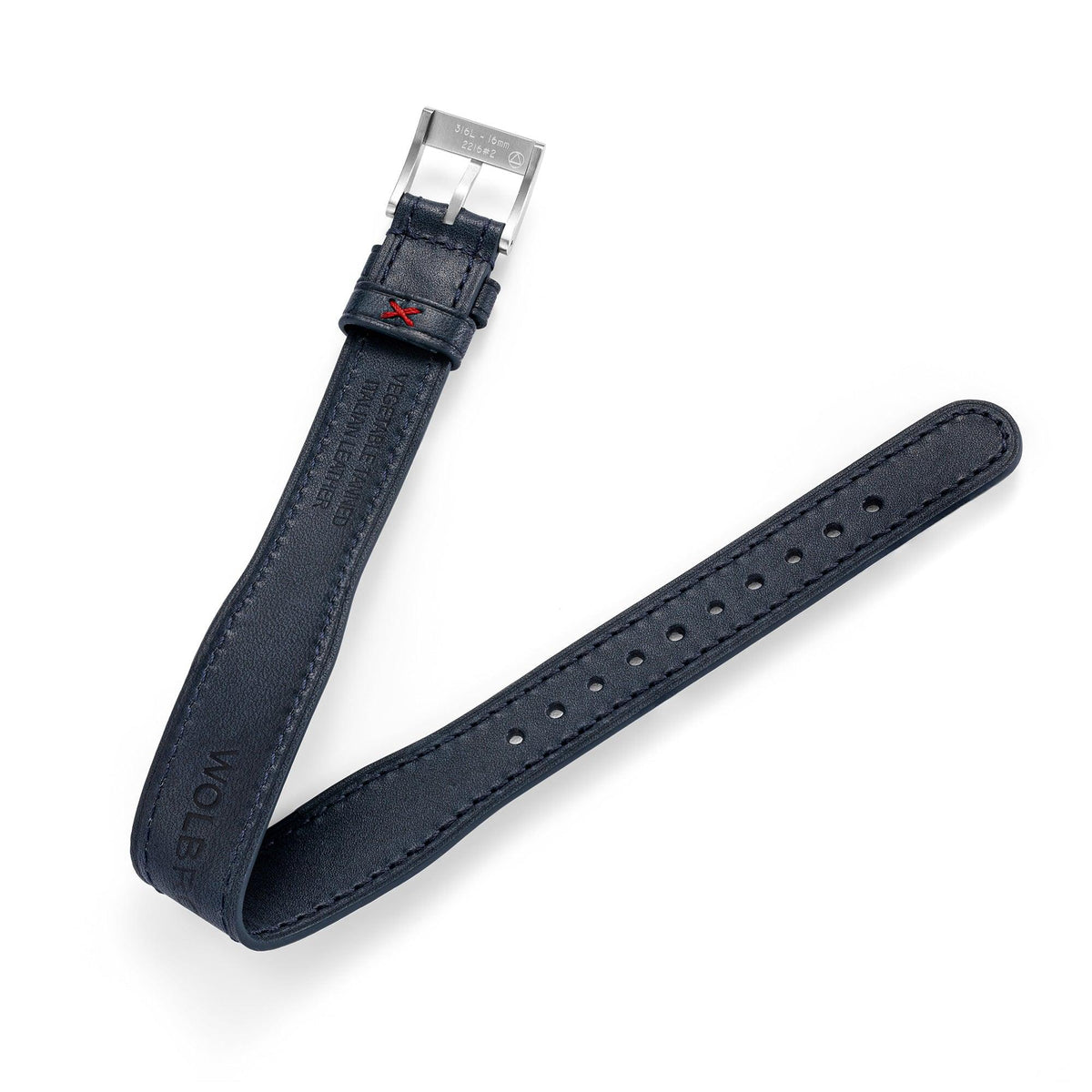 Skindiver WT Automatic Watch - Aéro-Club de France - Special Edition - Blue One-Piece Leather Strap / No