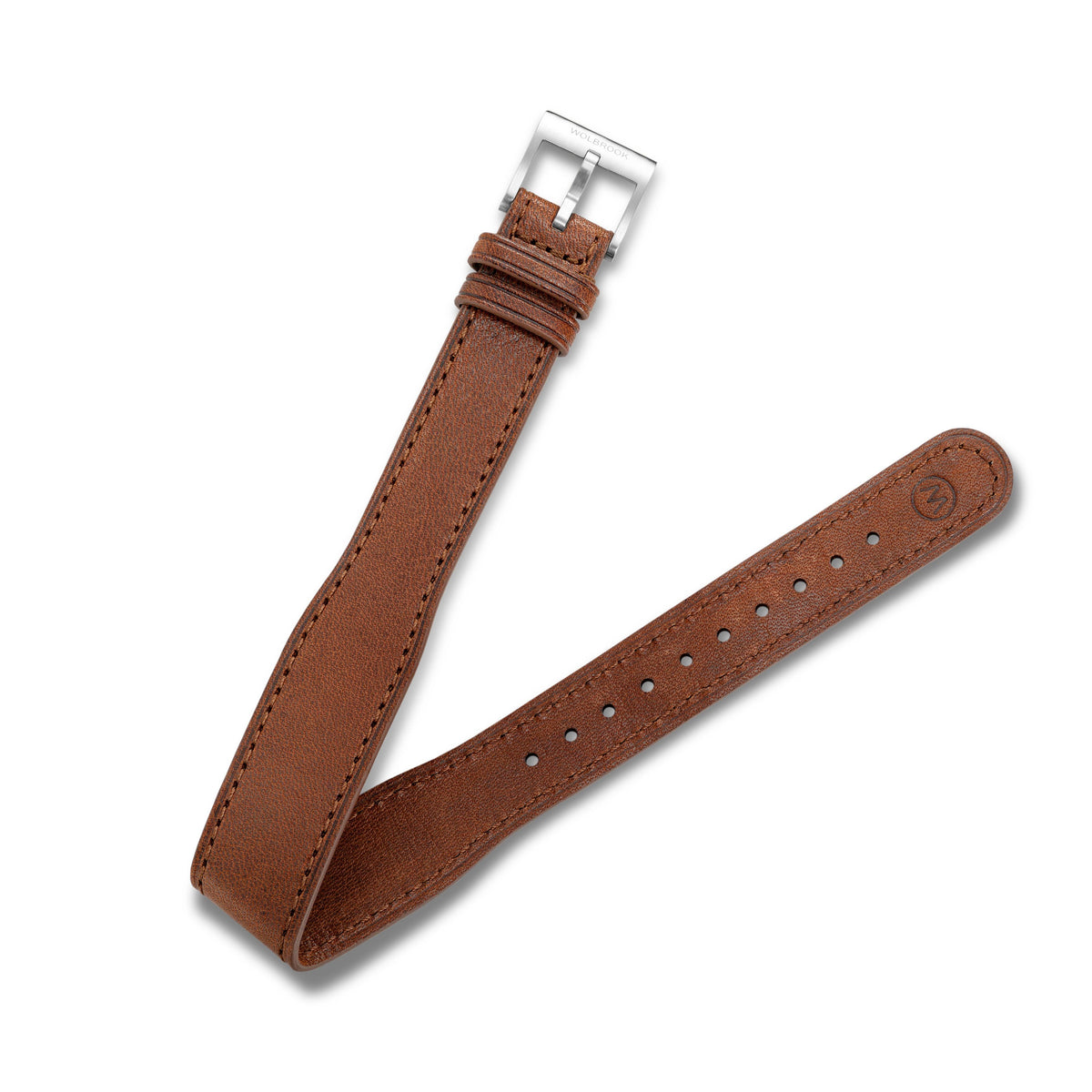 Skindiver WTD Chrono-Mecaquartz - Telemeter & Decimeter Vintage Chronograph - NACA Edition - Brown Leather Strap