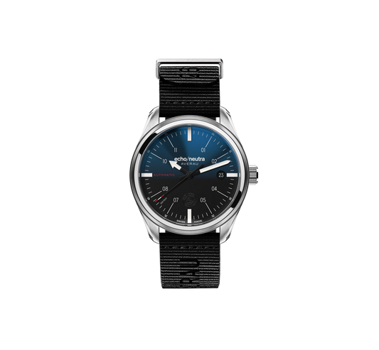 AVERAU 39 3H Blu degradé - Tessuto nero