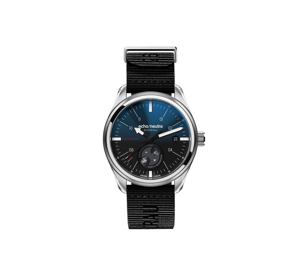 AVERAU 39 Fasi Lunari Blu - Tessuto nero
