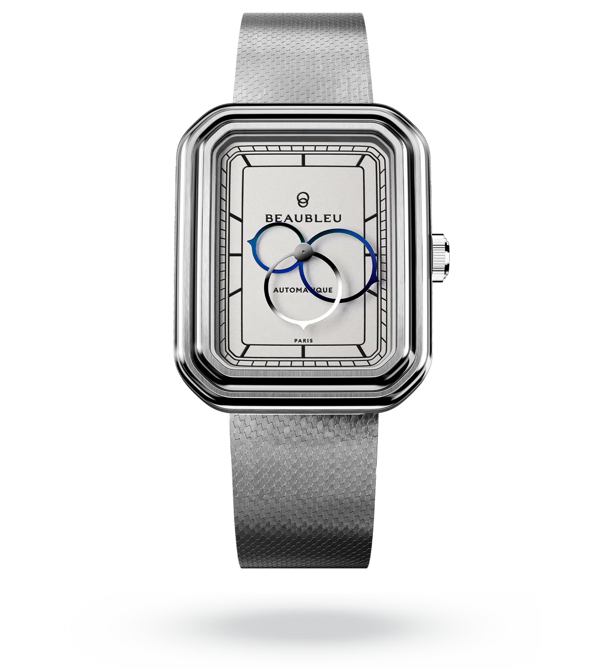 Ecce Figura Alba - Leather strap - Grained Blue