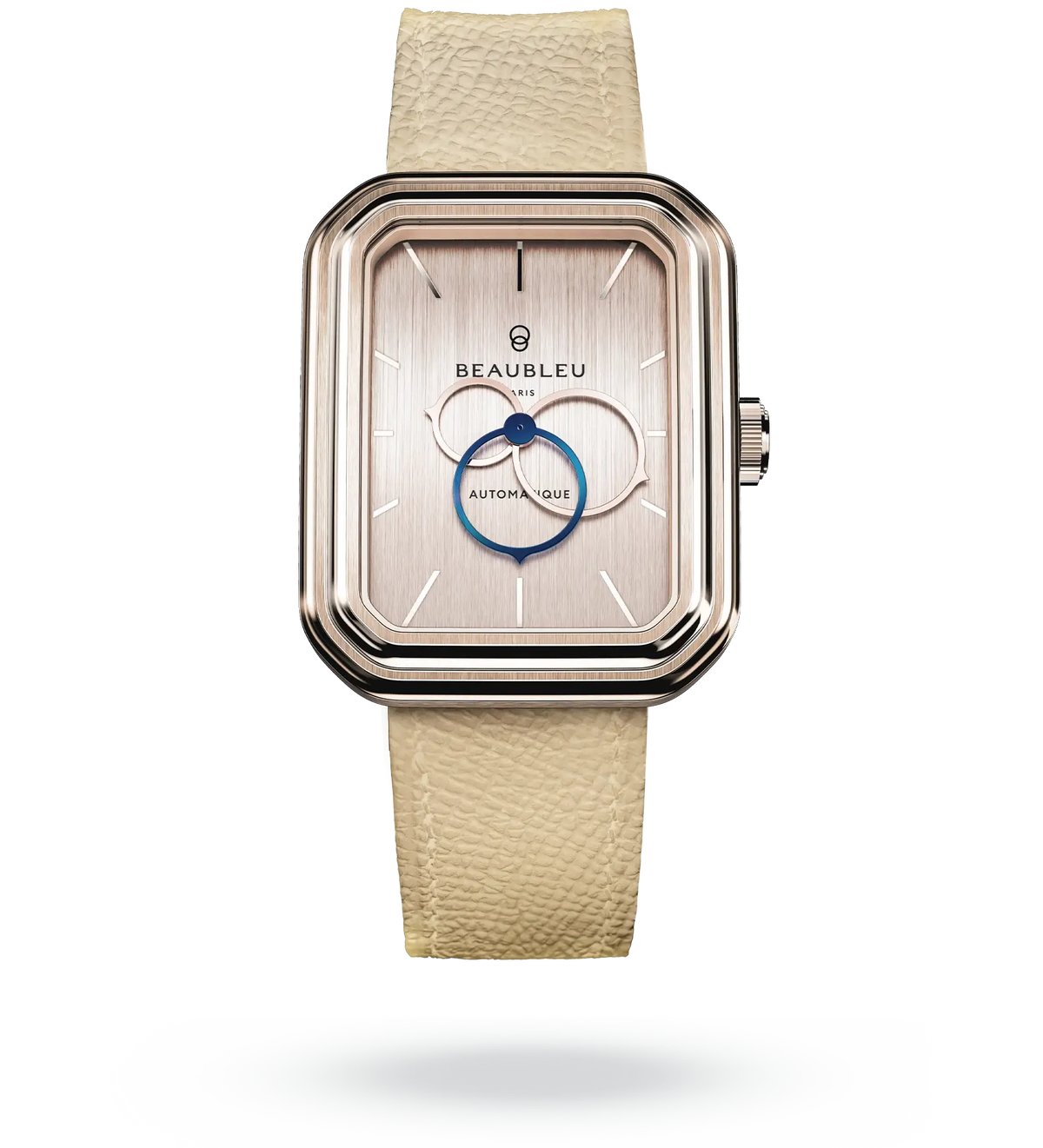 Ecce Figura Sienna - Leather strap - Grained Black