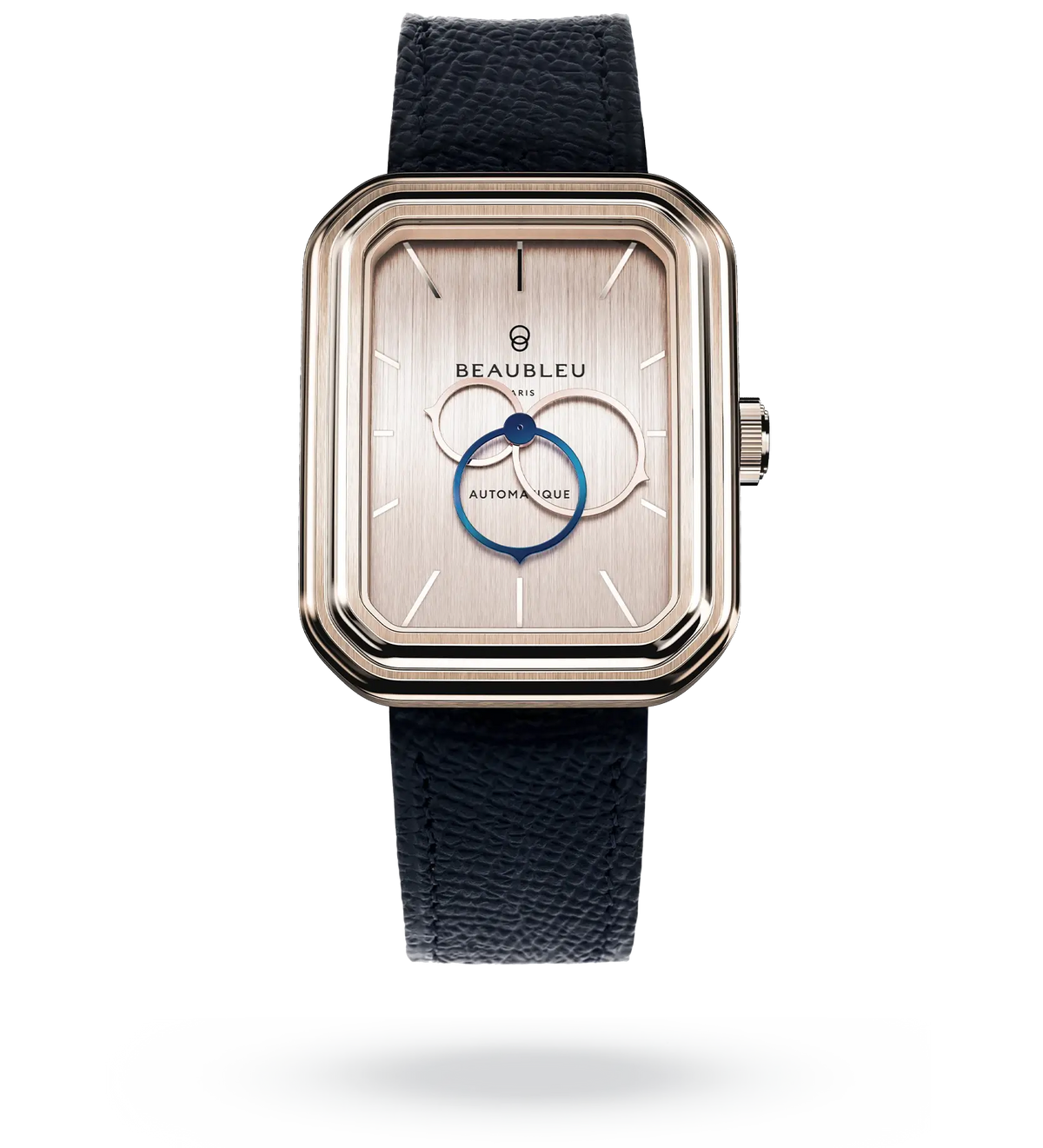 Ecce Figura Sienna - Leather strap - Grained Black