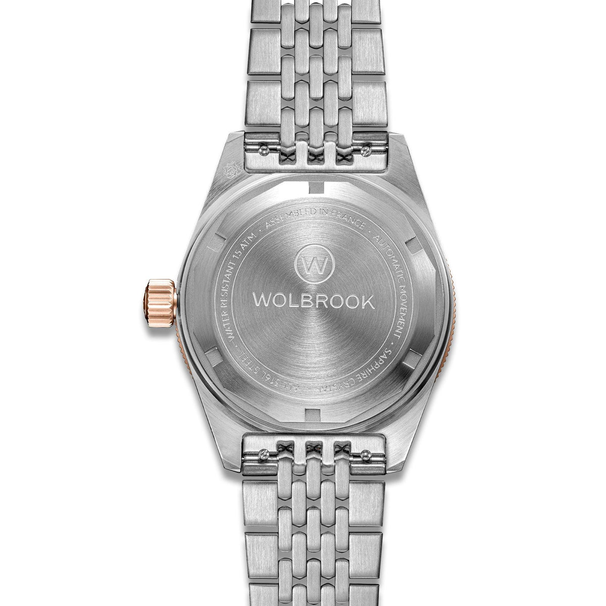 Skindiver Automatic Watch – Two-Tone Grey Sunray - Grey "Tropic" Rubber Strap
