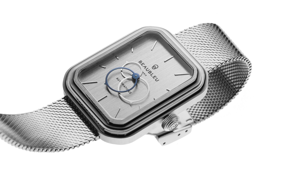 Ecce Figura Vesperal - Leather strap - Grained Blue