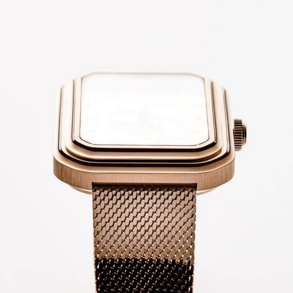 Ecce Figura Sienna - Leather strap - Grained Black