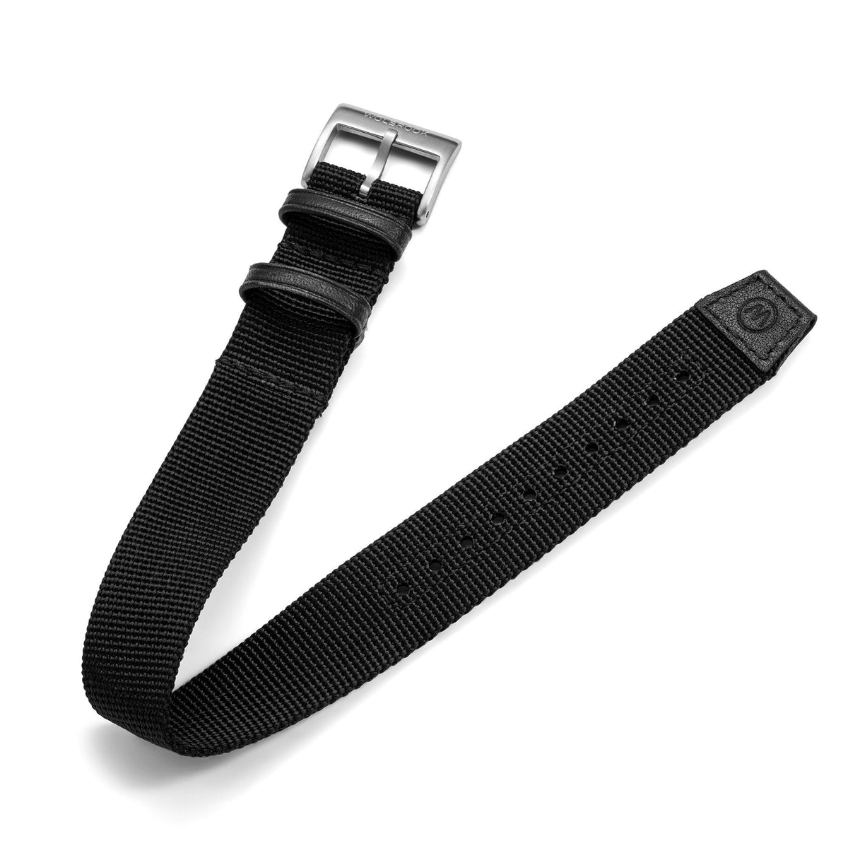 Skindiver WT Mecaquartz Watch - Green Lum & Steel Bezel with Black Aluminum Insert - Black Nylon & Leather Strap