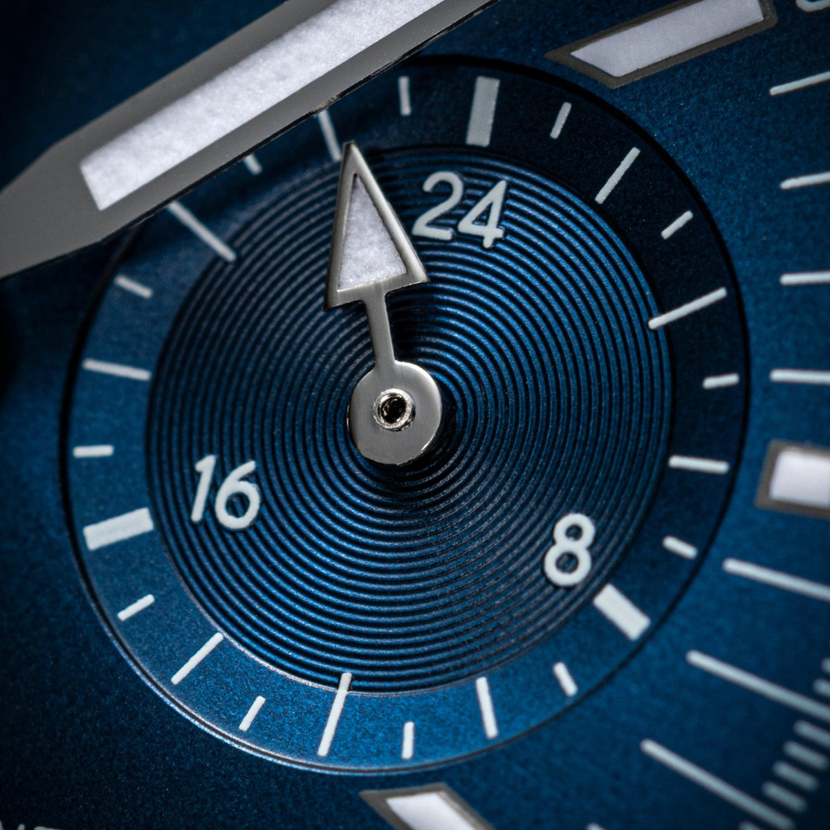 Skindiver WT Chrono-Mecaquartz Blue Chronograph - Blue Leather Strap