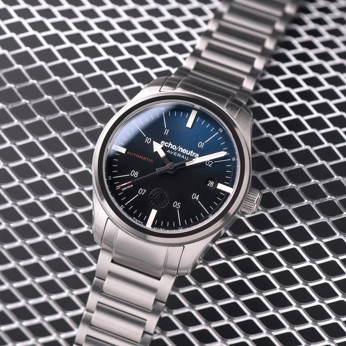 AVERAU 39 3H Blu degradé - Tessuto nero