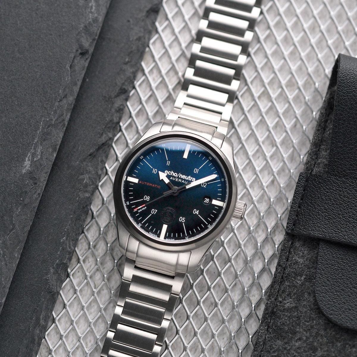 AVERAU 39 3H Blu degradé - Tessuto nero