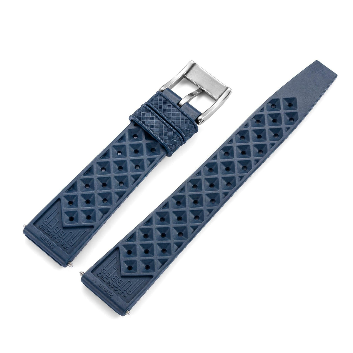 Skindiver WT Automatic Watch - Aéro-Club de France - Special Edition - Blue One-Piece Leather Strap / No