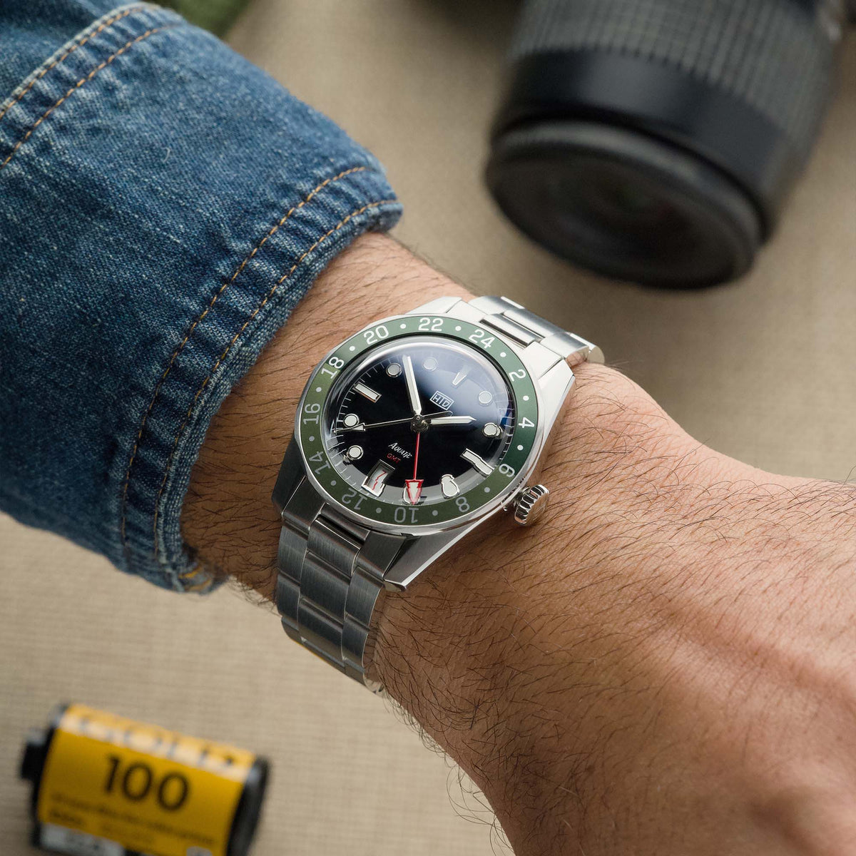 Aquatìc GMT Departure Green