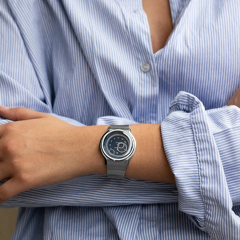 La Pièce n°1 - Empire Blue - Leather strap - Grained Blue
