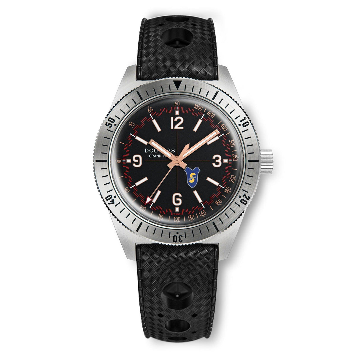 Douglas Grand Prix Professional Racing Watch – Siata 208S 1953 Limited Edition - Brown Rally Leather Strap
