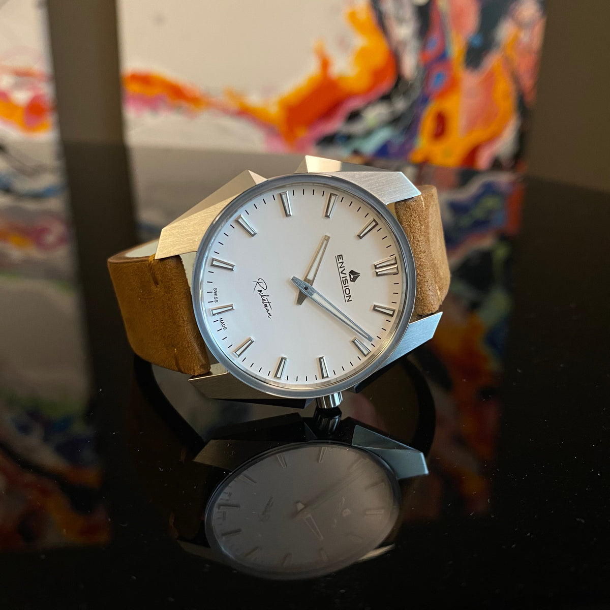 Rocketman - White Pulse / Pelle Scamosciata Marrone / L