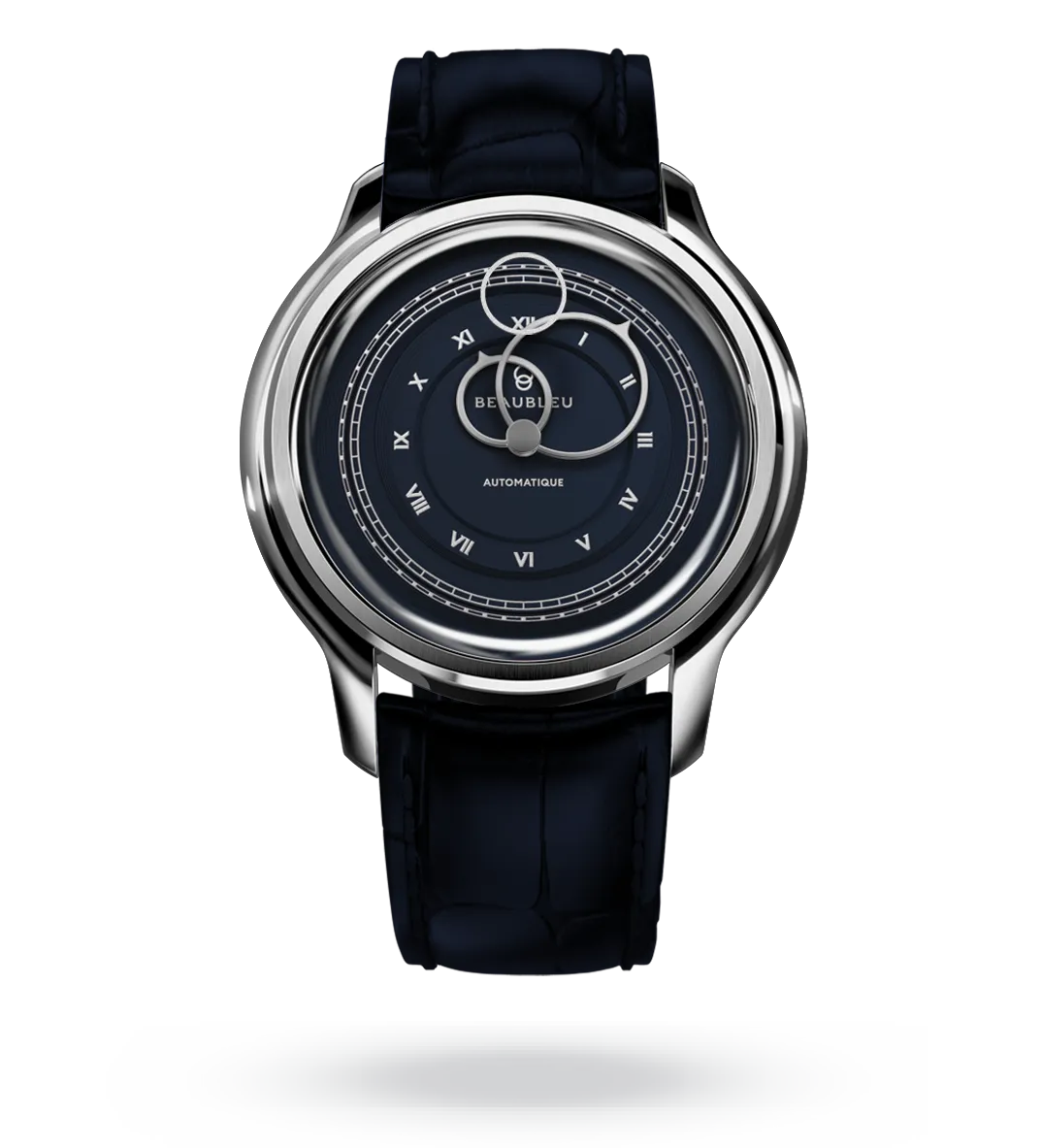 La Pièce n°1 - Empire Blue - Leather strap - Grained Blue