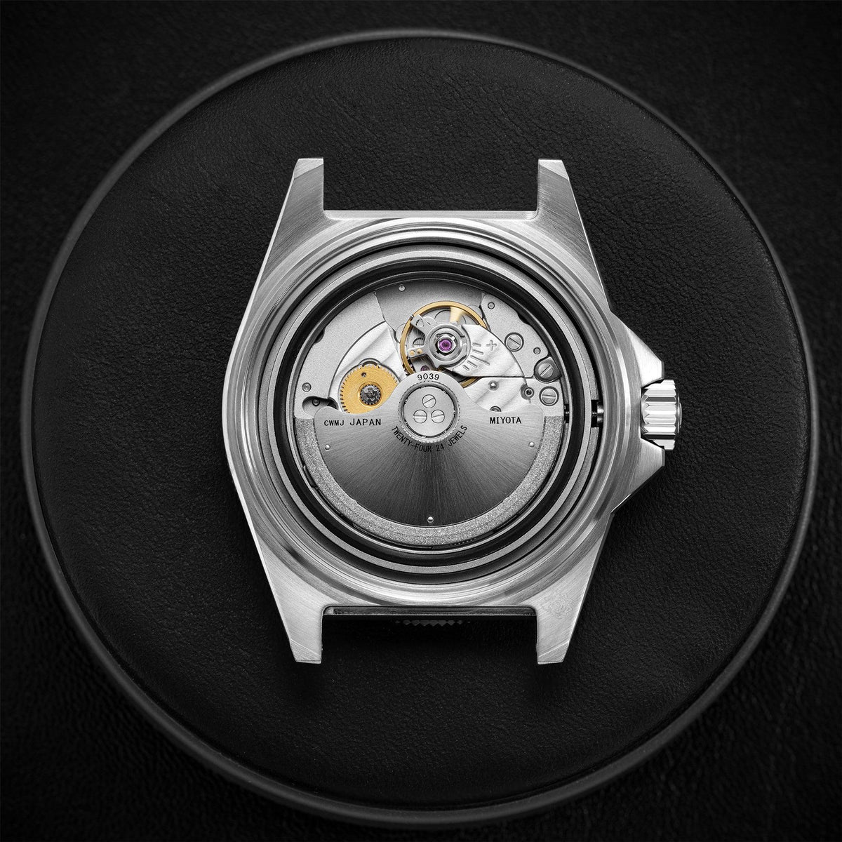 Skindiver II Automatic Dive Watch - "Jumbo Indices" & Vintage Lum - Black "Tropic" Rubber Strap