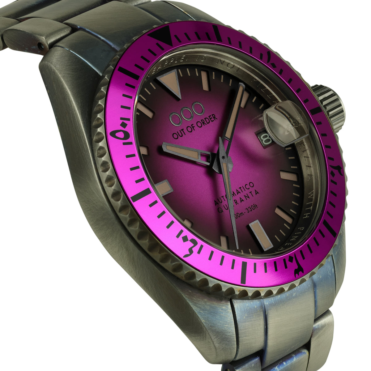 MAGENTA AUTOMATICO QUARANTA - ULTRA DISTRESSED