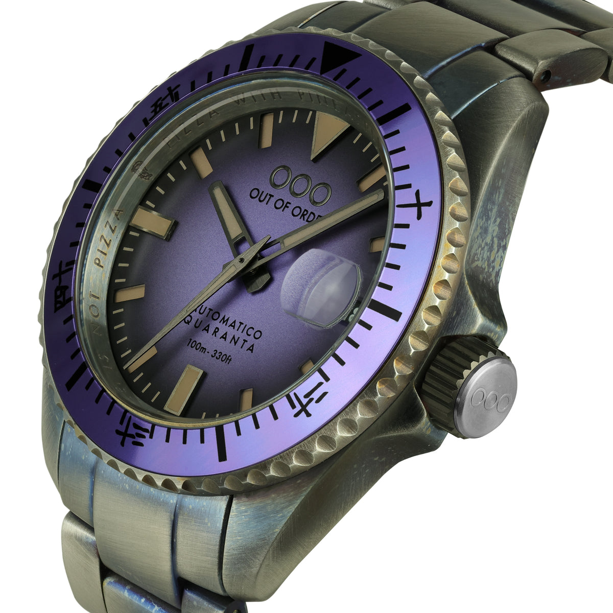 INDIGO AUTOMATICO QUARANTA - ULTRA DISTRESSED