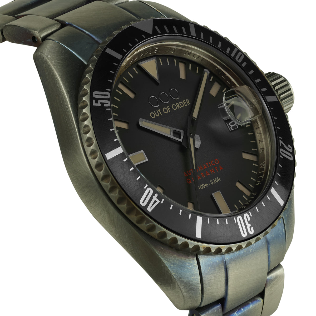 BLACK AUTOMATICO QUARANTA - ULTRA DISTRESSED