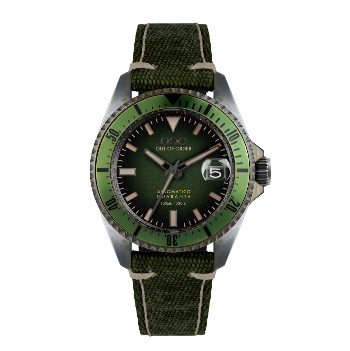 GREEN AUTOMATICO QUARANTA CANVAS