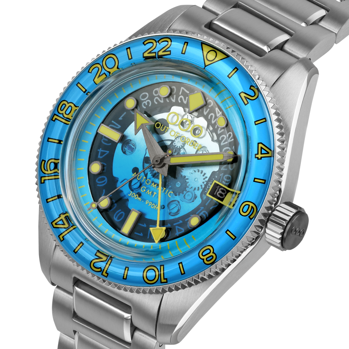 ANGELO AZZURRO AUTOMATIC GMT - LIMITED EDITION