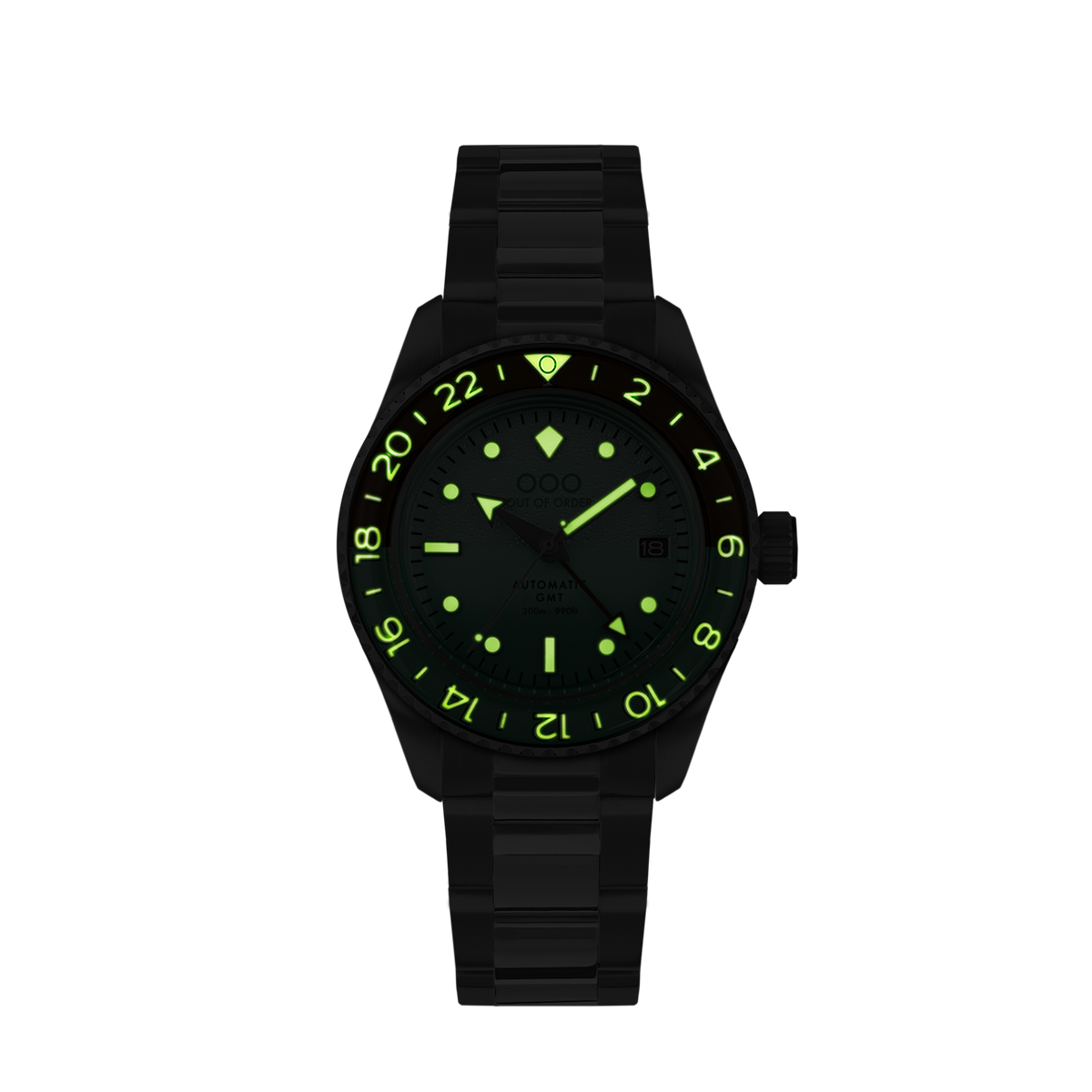AFTER 8 AUTOMATIC GMT - ULTRA BRUSHED