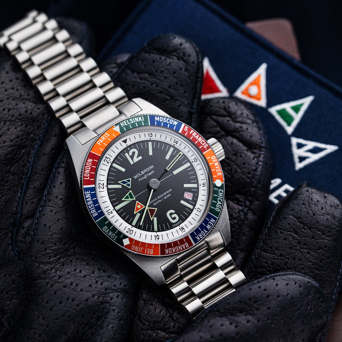 Pan4Timer Automatic - Camel Rally Leather Strap