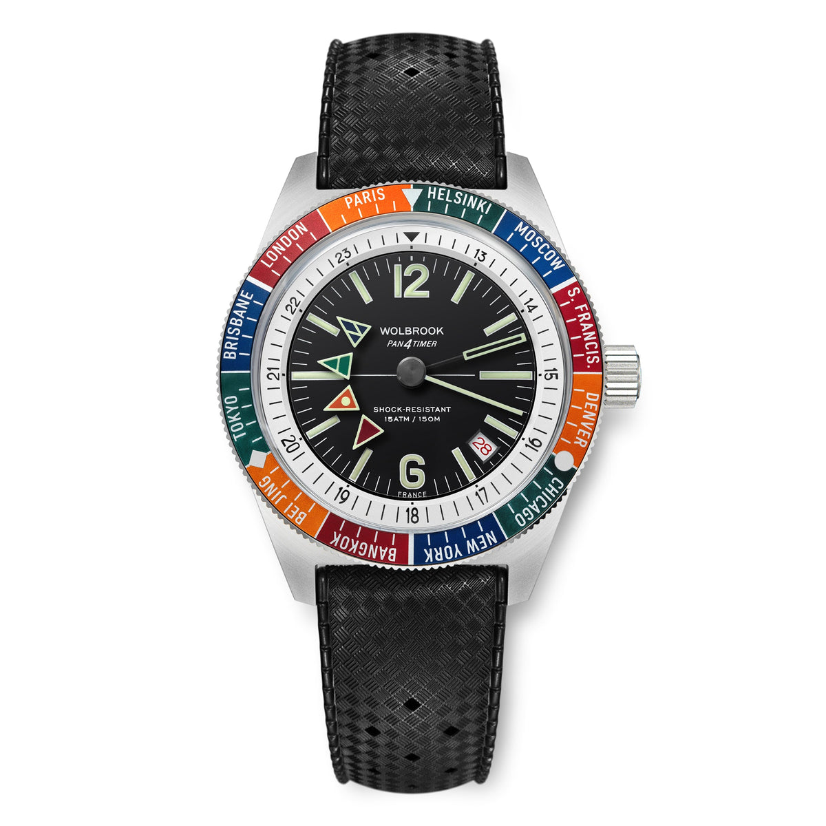 Pan4Timer Automatic - Camel Rally Leather Strap
