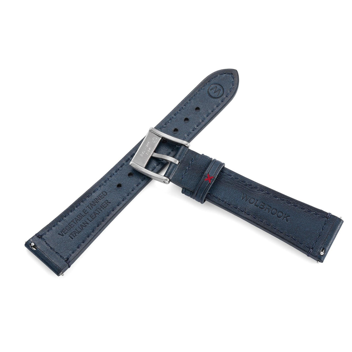 Outrider Automatic Watch – Blue, No Date - Blue Leather Strap