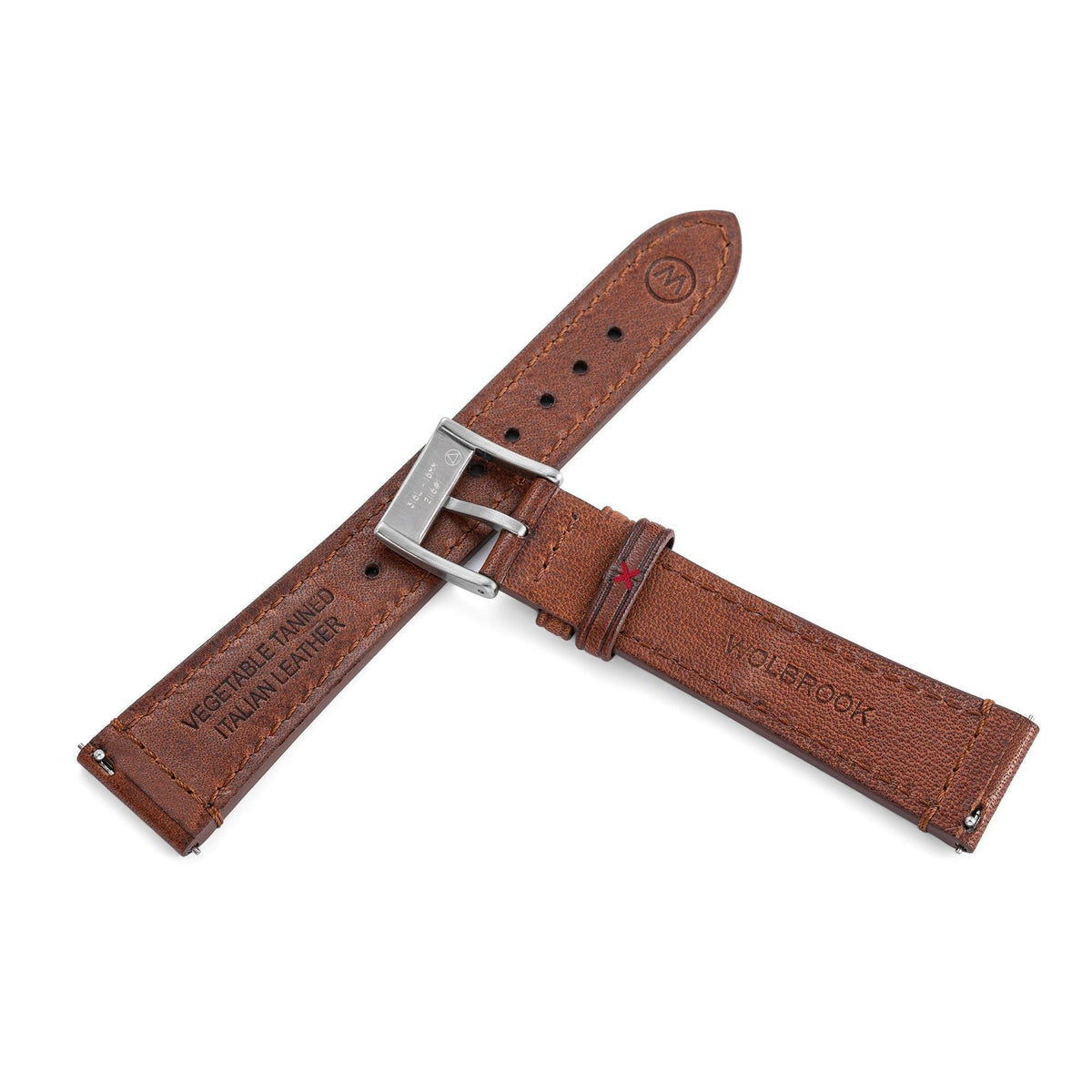 Outrider Automatic Watch – Black Dial, No Date - Brown Leather Strap