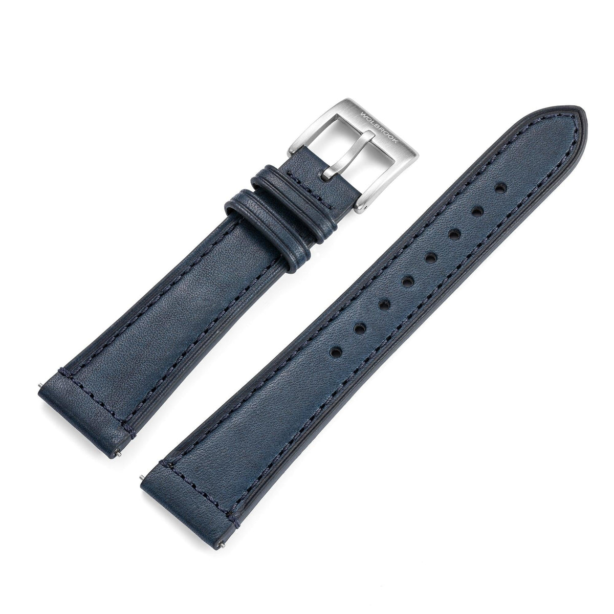 Outrider Automatic Watch – Blue - Blue Leather Strap