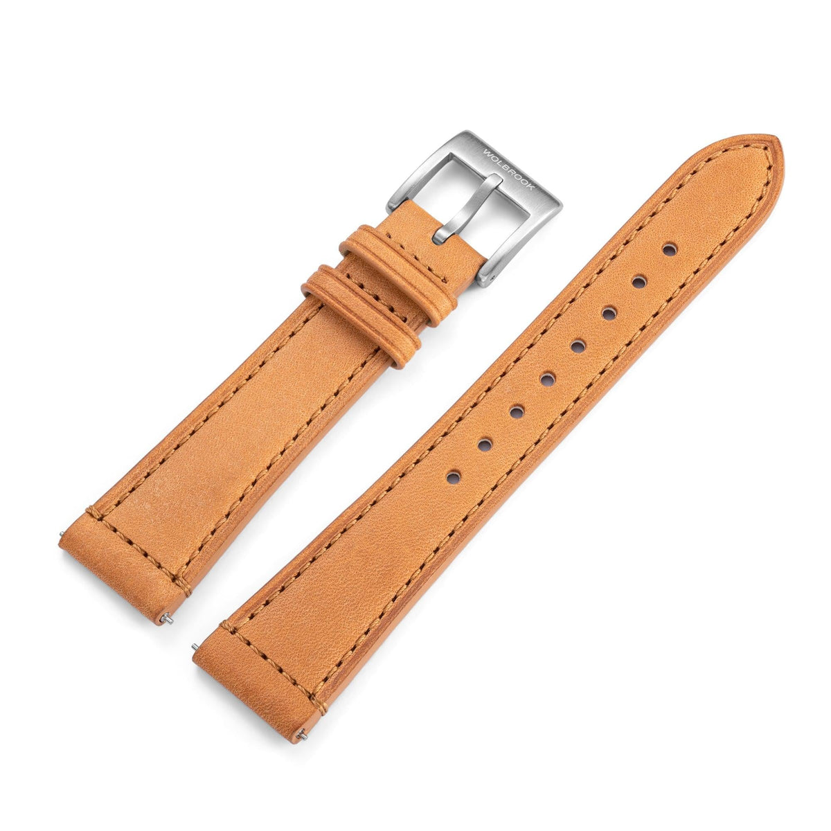 Outrider Automatic Watch - Black Vintage - Camel Leather Strap