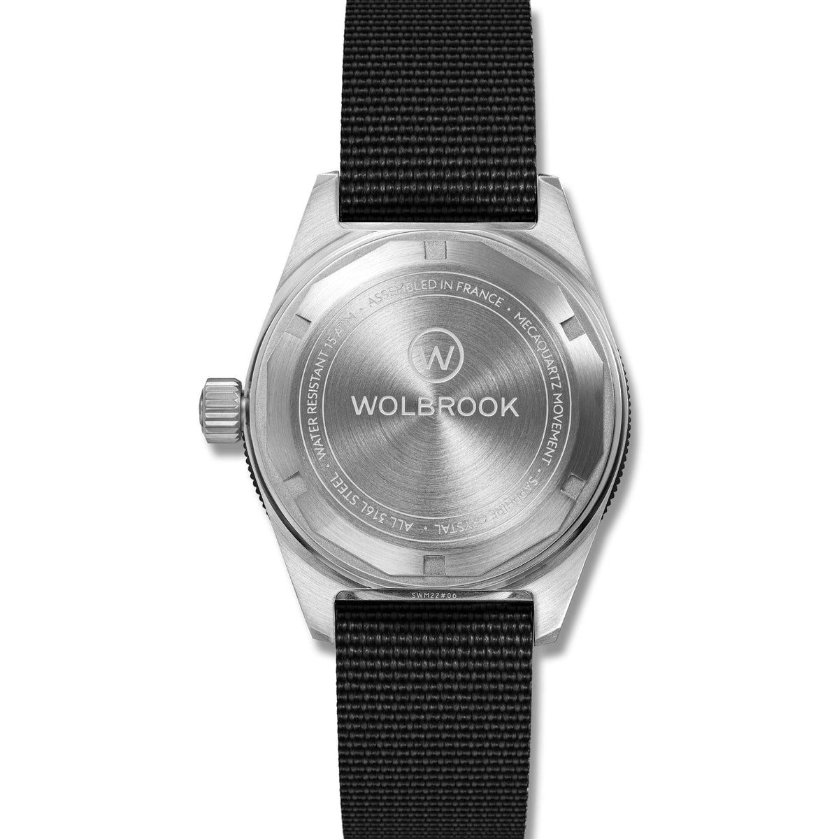 Skindiver WT Mecaquartz Watch - Black Nylon & Leather Strap