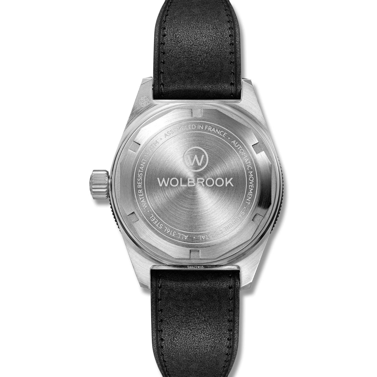 Skindiver WT Automatic Watch - Black Leather Strap