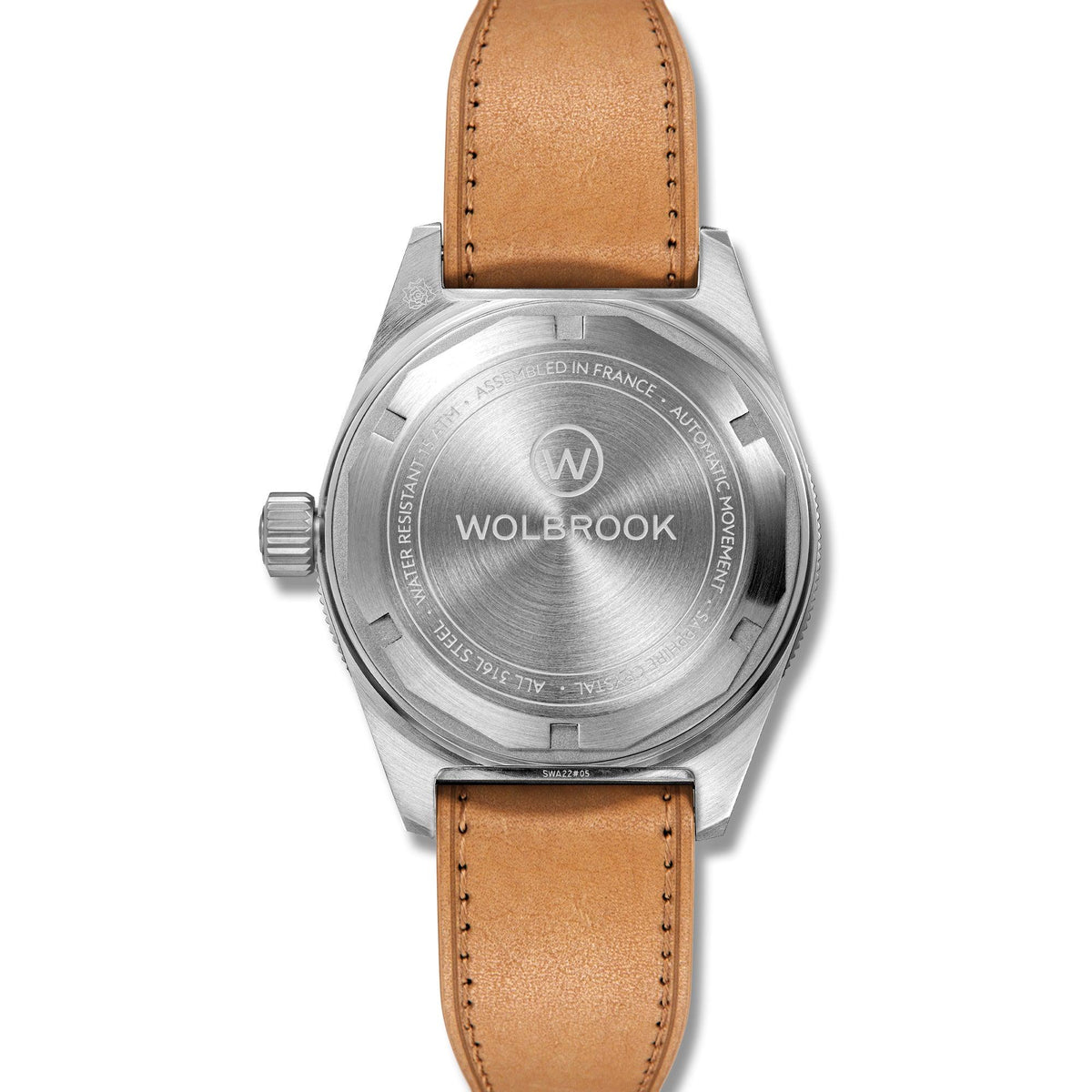Skindiver WT Automatic Watch - Vintage & Steel - Camel Leather Strap