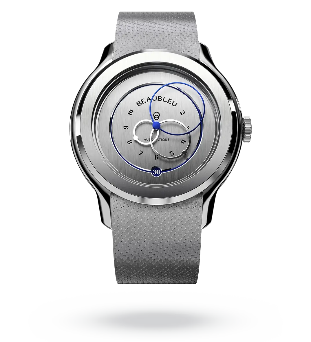 Ecce Vesperal - Leather strap - Caiman Black