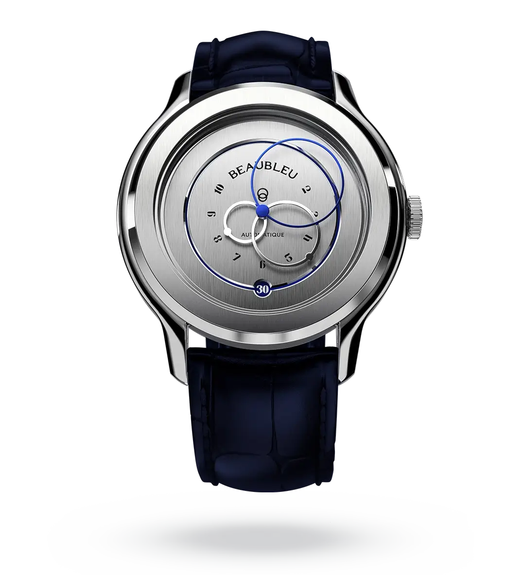Ecce Vesperal - Leather strap - Caiman Black