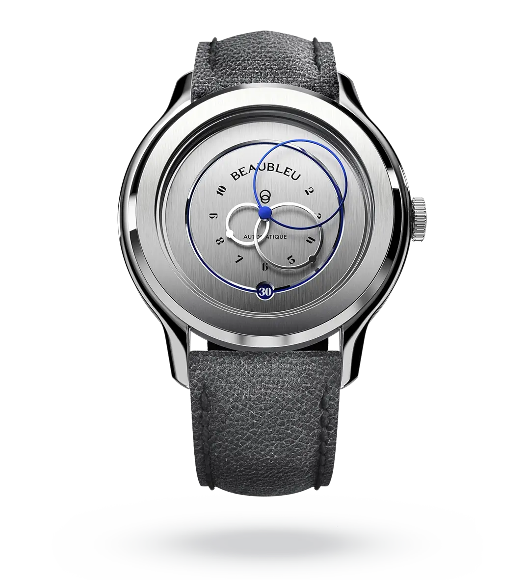 Ecce Vesperal - Leather strap - Caiman Black