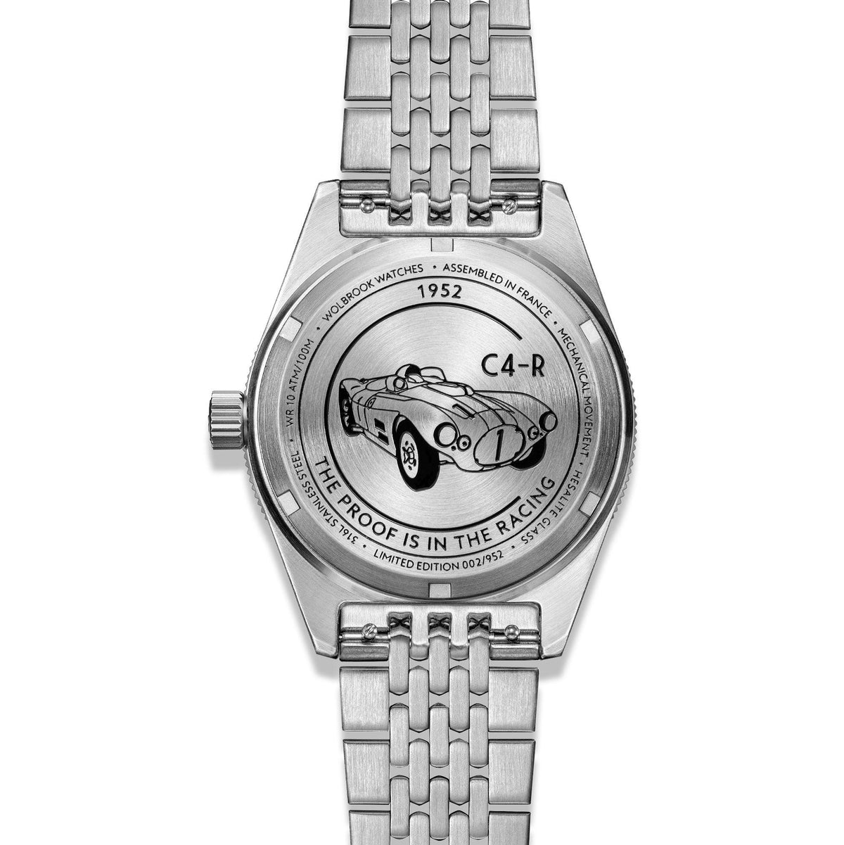 Douglas Grand Prix Professional Racing Watch – Cunningham C4-R 1952 Limited Edition - Camel Rally Leather Strap