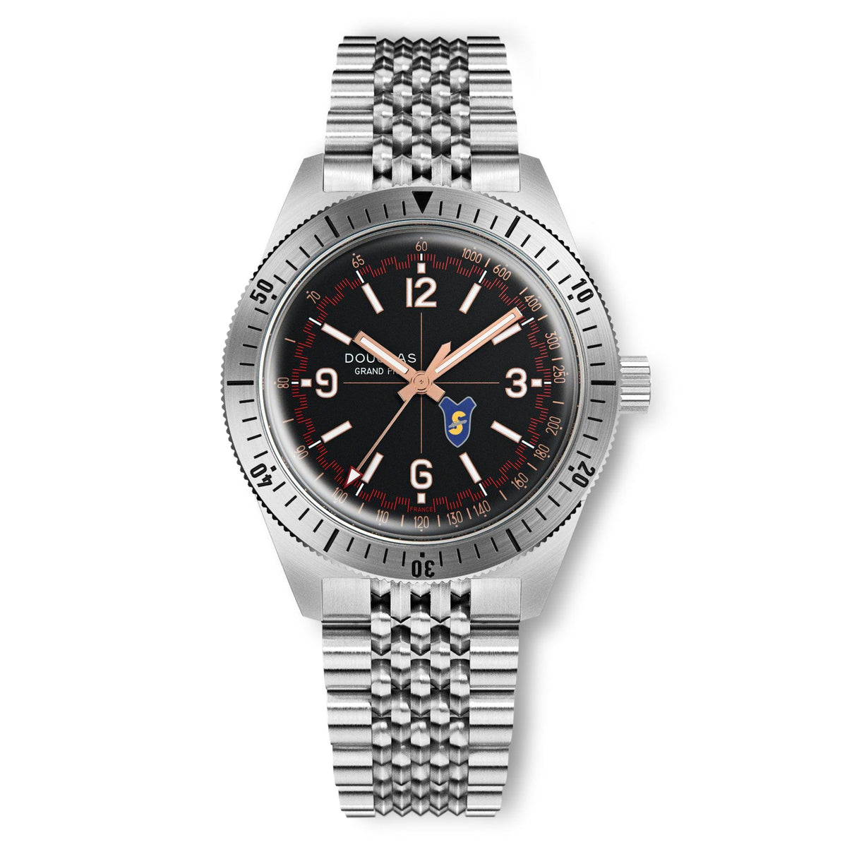 Douglas Grand Prix Professional Racing Watch – Siata 208S 1953 Limited Edition - Brown Rally Leather Strap