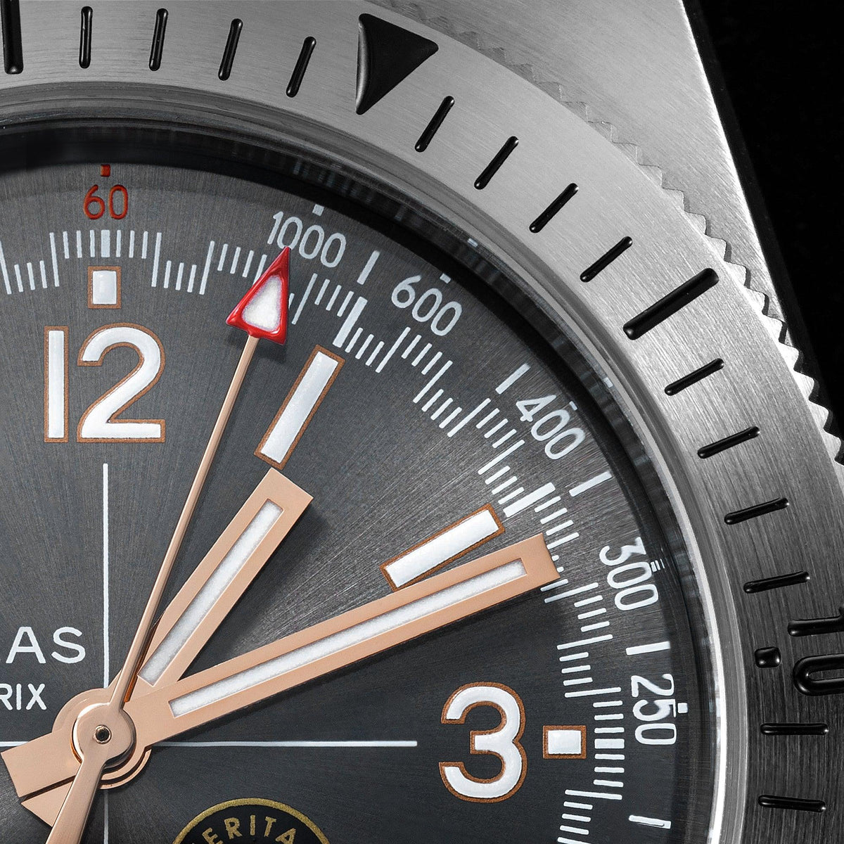 Douglas Grand Prix Professional Racing Watch – Veritas RSII Coupe Limited Edition - Black Rally Leather Strap