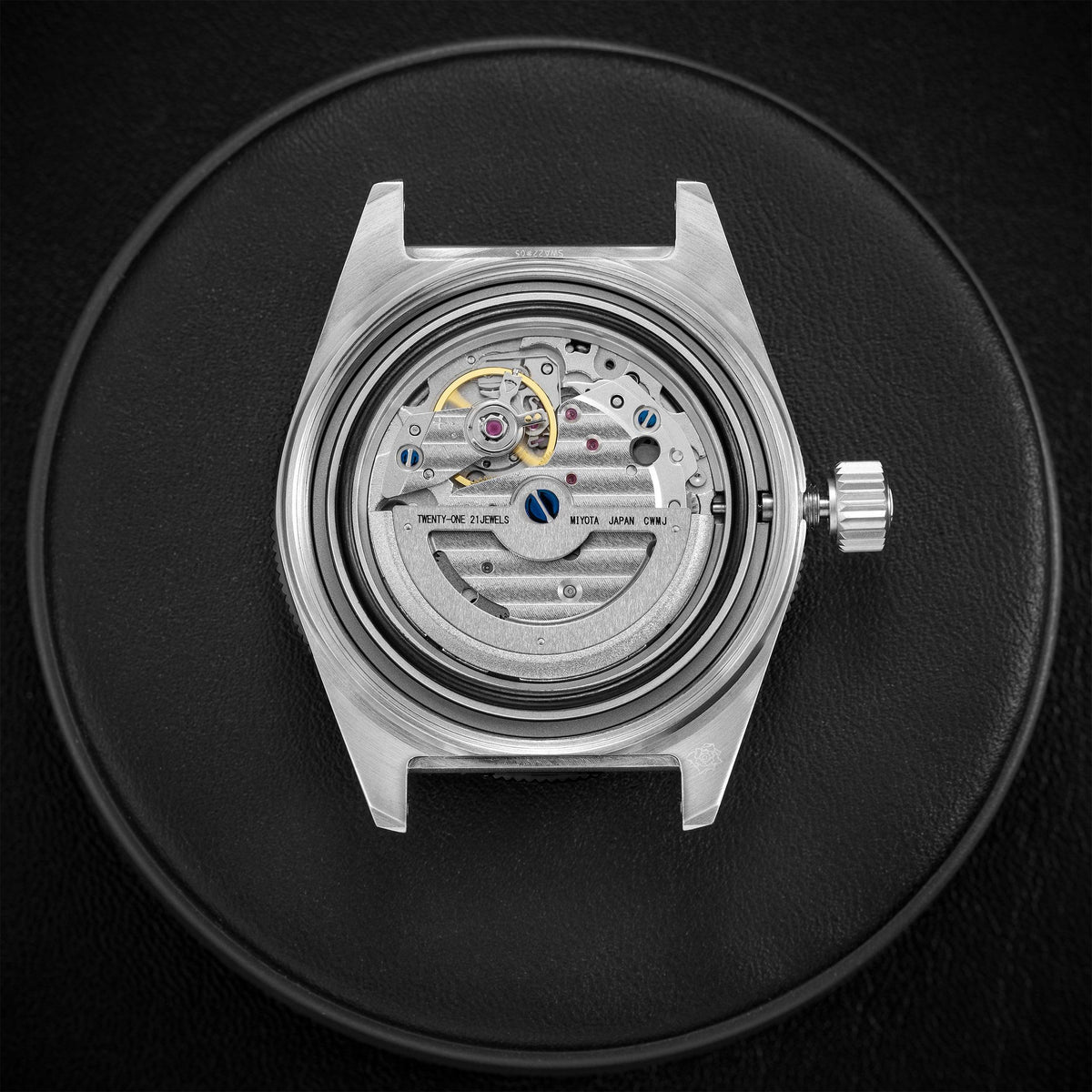 Skindiver WT Automatic Watch - Black Leather Strap